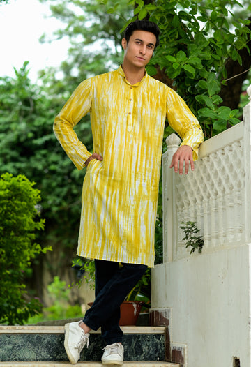 Shibhori Cotton Long Kurta